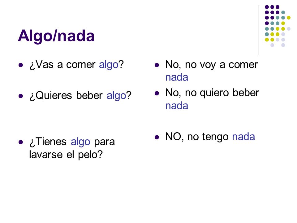 No tengo nada para comer